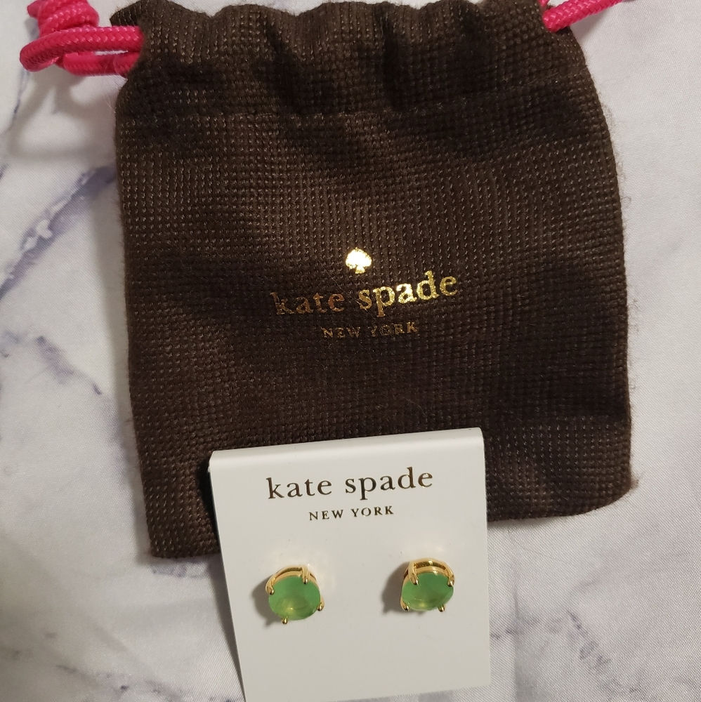 Kate Spade Mint Stud Earrings